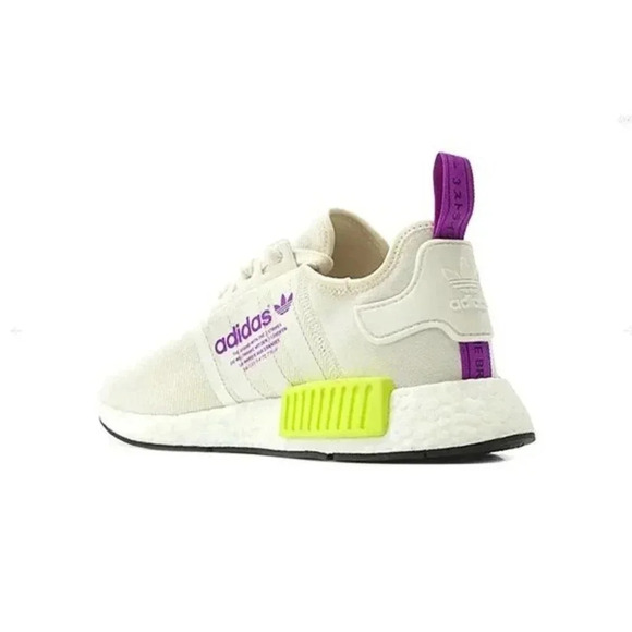 Adidas NMD_R1 Chalk White Semi Solar Men Sneakers Size 9.5 - Picture 10 of 10